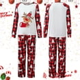 thumbnail image 2 of Curenmufel Pyjamas de Noël pour la Famille Pyjamas de Noël pour la Famille Pyjamas des Fêtes Assortis Ensembles de Pyjamas de Noël pour Couples (Rouge,m), 2 of 9
