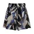 thumbnail image 3 of DHFJKG Women's Bohemian Shorts Summer Floral Casual Drawstring High Waist Wide Leg Loose Fit Shorts Boho Beach Vacation Clothes Trendy Bottoms, 3 of 7