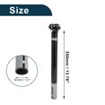thumbnail image 6 of Bike Seat Posts Durable Bike Saddle Post Seat Tube Gloss Black Gray 1 Pc 30.8x350mm Carbon Fiber, 6 of 8