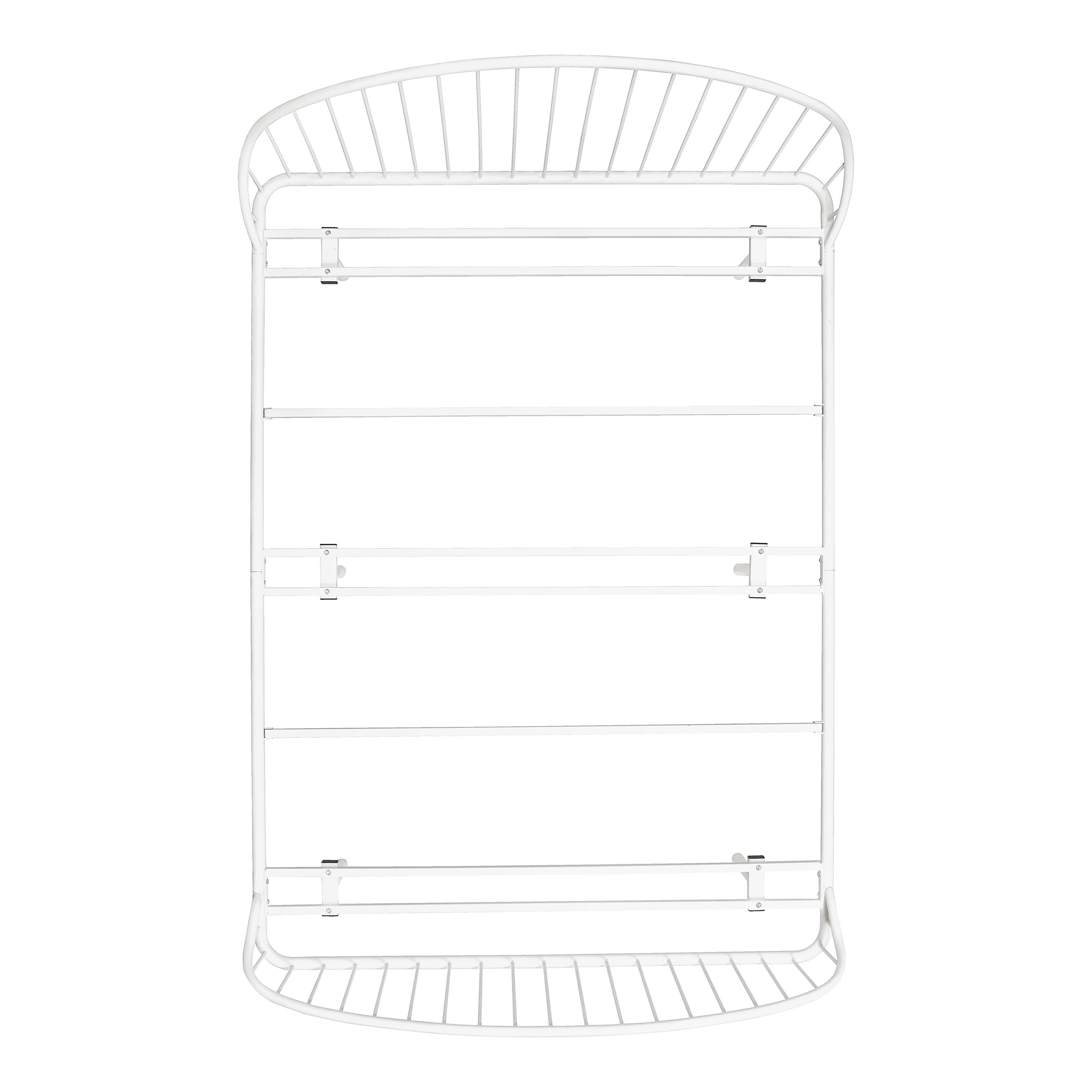 Furniture of America Arno Full Metal Panel Bed with Sand Power Coating, White
