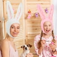 thumbnail image 5 of Easter Bunny Ears Costume Hats Bunny Fancy Costume Accessories for Kids Adult Cosplay Birthday Theme Party Supply, 5 of 7