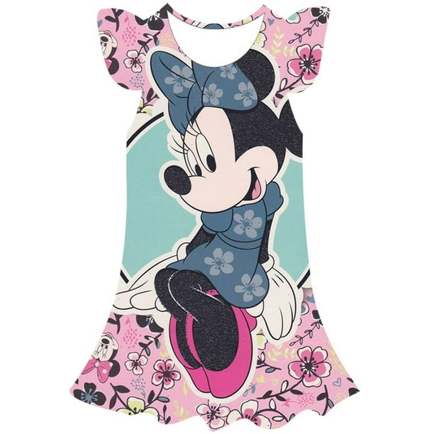 Disney mode Mickey robe filles dessin animé Minnie Mouse belles robes  princesse vêtements vêtements de fête pour enfants 1-10 ans 