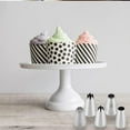 thumbnail image 3 of Nozzles & Tips for Pastries, Cupcakes, Cookies - 5-Piece Set Stainless Steel Cake Decorating Kit Duulaya, 3 of 5