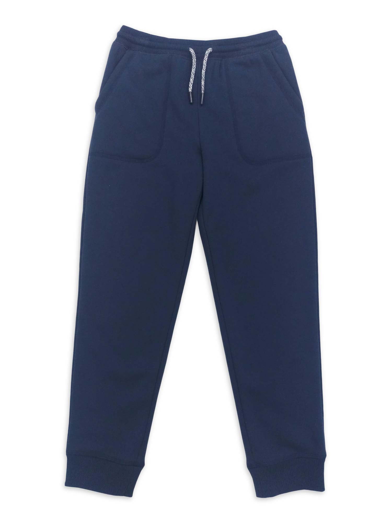 Wonder Nation Boys Sherpa Lined Jogger Sweatpants, Sizes 4-16 & Husky ...