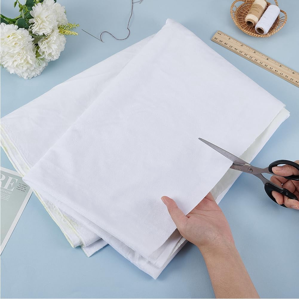 White Glow in The Dark Fabric 55x35.8inches Luminous Soft Velvet Fabric Glow in The Dark Sewing Patchwork Fabric Luminescent Quilting Fabric