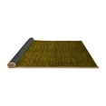 thumbnail image 2 of Ahgly Company Indoor Rectangle Abstract Yellow Modern Area Rugs, 2' x 4', 2 of 4