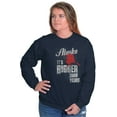thumbnail image 3 of Bigger Than Yours Funny Alaska Sweatshirt for Men or Women Brisco Brands S, 3 of 6