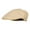 Khaki, variant on Big Size Men's Linen Ivy Cap - Charcoal XL-2XL