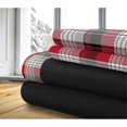 thumbnail image 1 of Safdie & Co. Premium Ultra Soft Bedding Therapeutic Fleece Sheet Set 4PC King Classic Plaid, 1 of 1