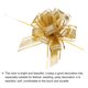 thumbnail image 4 of 10uds 7 Pulgadas Grande Tirar Lazo Regalo Envoltura Lazos Cinta Organza Champagne Oro para Boda Cestas Regalos Navidad Fiesta, 4 of 6