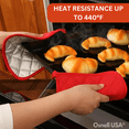 thumbnail image 3 of Pot Holders 7" Square Solid Color (Pack of 4) - Red - Cotton Pot Holders for Kitchen by Osnell USA, 3 of 9