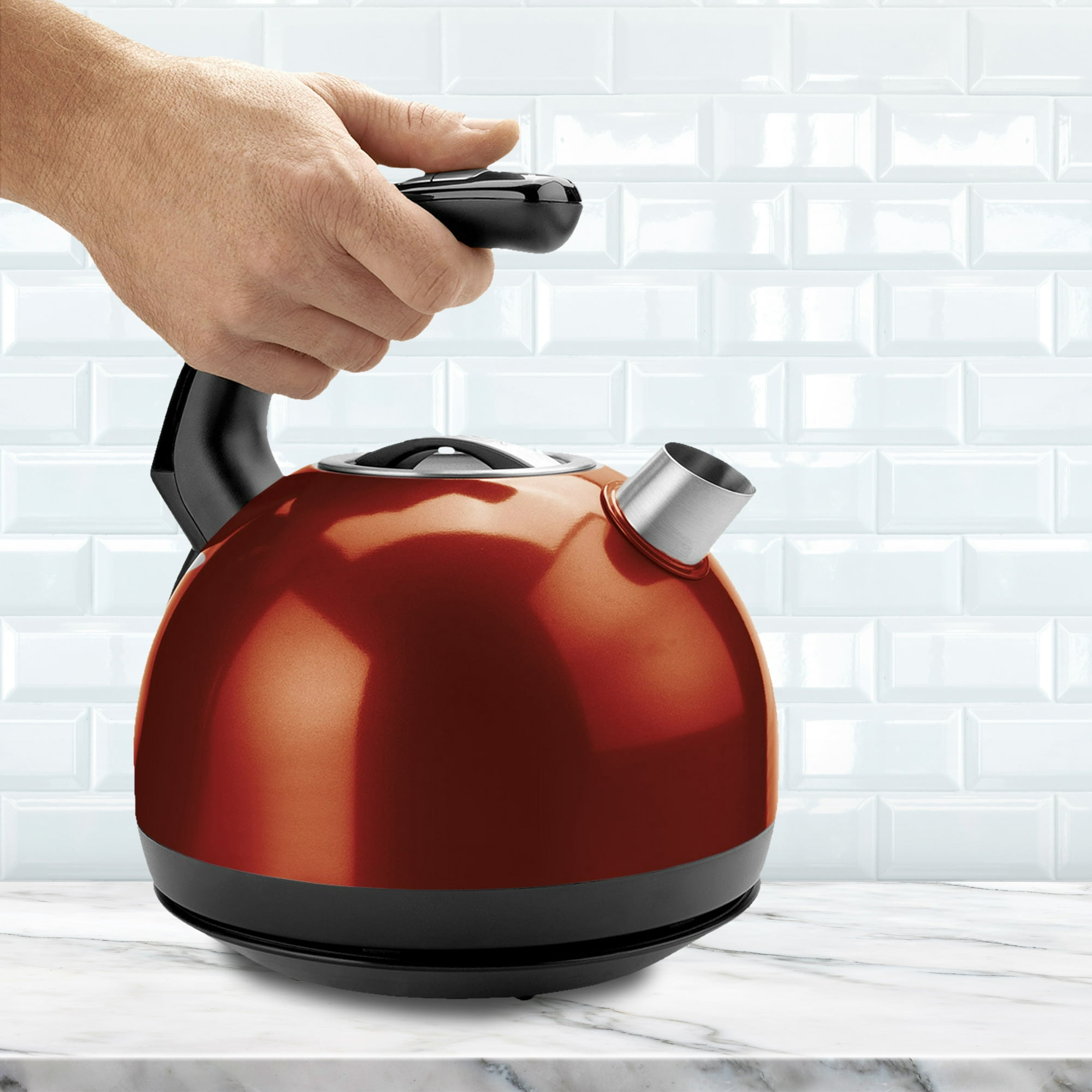 Sencor SWK1573CO Electric Kettle with Display and Power Cord Base, Copper (Metallic)