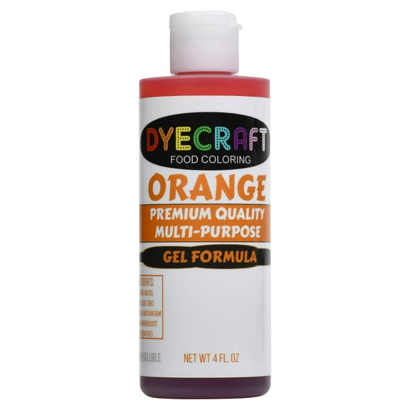 DyeCraft Orange Gel Food Coloring