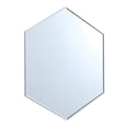thumbnail image 5 of Metal frame hexagon mirror 38 inch in Sliver, 5 of 5