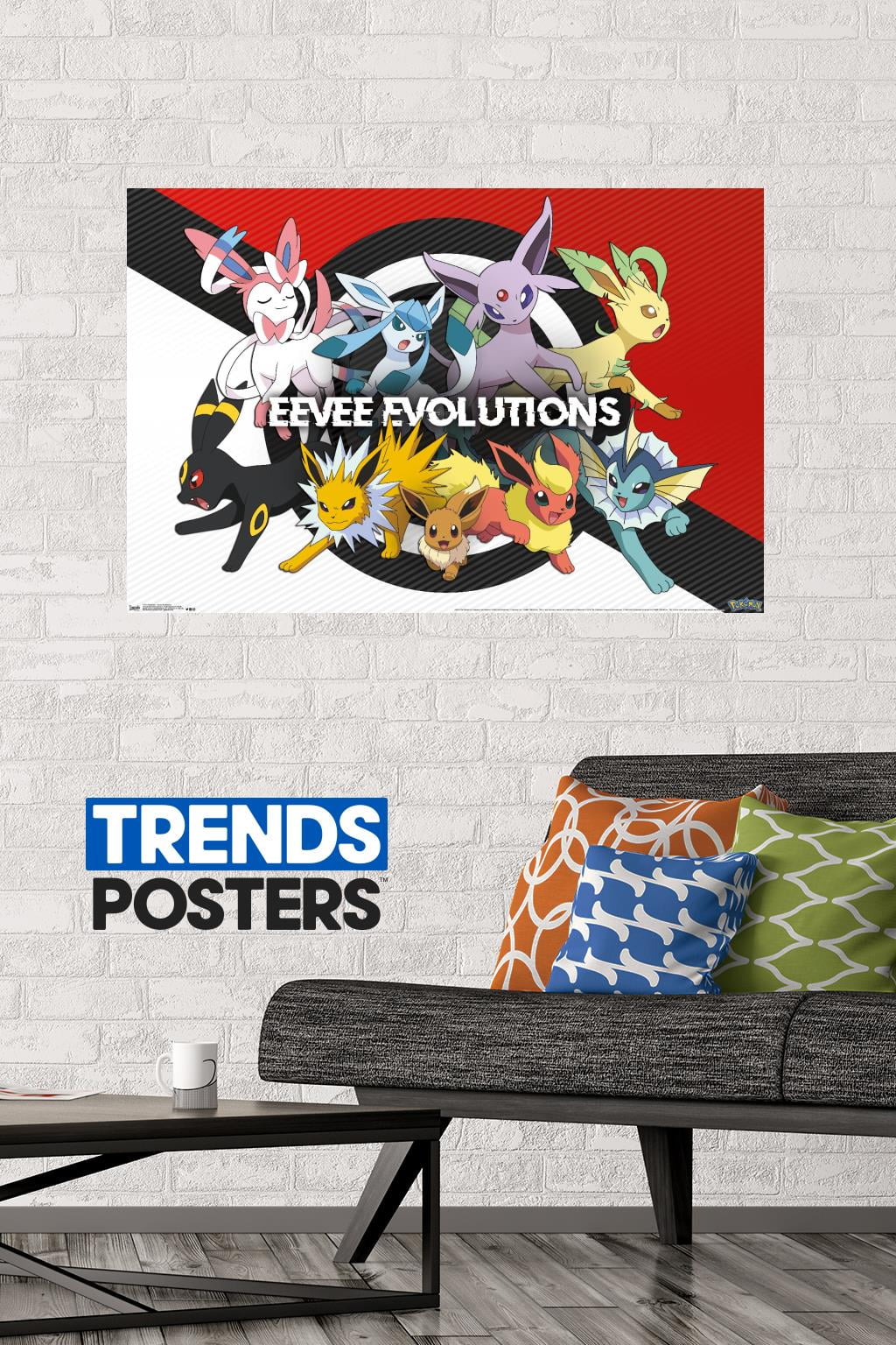 Pokemon Eevee Evolution Poster