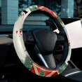thumbnail image 6 of Christmas 14.5 Inch Printing PVC Leather Steering Wheel Cover Auto Accessories, 6 of 6