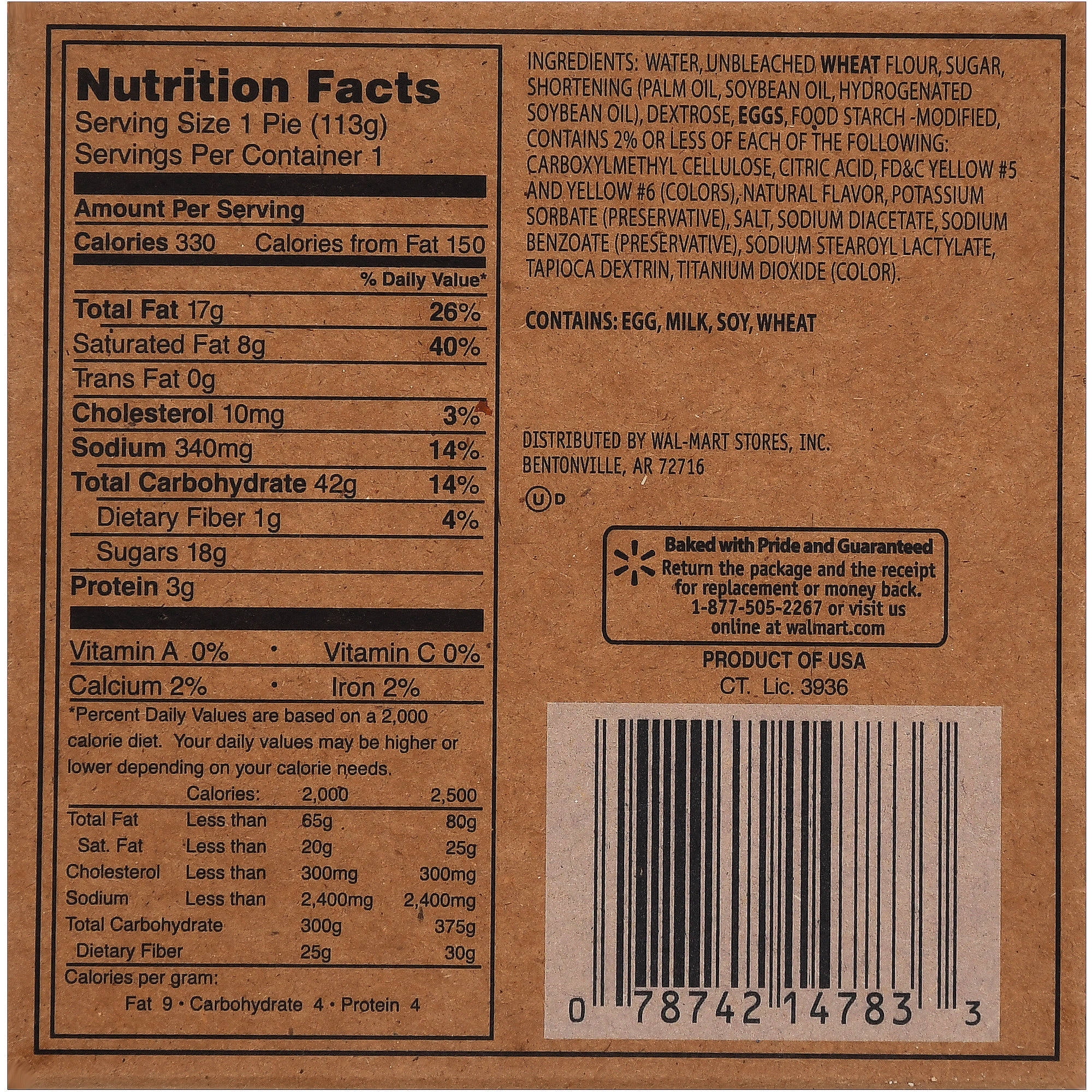 Table Talk Pies Old Fashioned Lemon Pie, 24 oz (1 lb), 1 Count