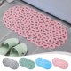 thumbnail image 1 of Alfombrilla de ducha antideslizante para bañera | Empuñadura de ventosa | Orificios de drenaje rápido | Alfombra de baño de plástico de 12,99x25,59 pulgadas | Secado fácil | Seguridad para ancianos, 1 of 7