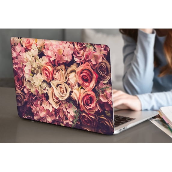 KSK KAISHEK for MacBook Air 13.6 inchs m2 Case 2022.0 Released Model A2681 m2, Plastic Hard Shell, Flowers 42