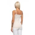 thumbnail image 4 of Women's Top Camisole Scoopneck with Straps, L, Beige, by Ambesonne, 4 of 4