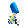 thumbnail image 3 of Soporte para teléfono de motocicleta con mini visera, soporte resistente para smartphone, universal Espejo retrovisor azul, 3 of 8