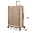 thumbnail image 3 of iFLY Roam 28" Large Expandable Hardside Spinner Checked Luggage, Sand, 3 of 8