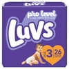 Luvs Triple Leakguards Extra Absorbent Diapers, Size 3, 26 Ct