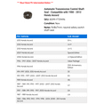 thumbnail image 2 of Automatic Transmission Control Shaft Seal - Compatible with 1980 - 2012 Honda Accord 1981 1982 1983 1984 1985 1986 1987 1988 1989 1990 1991 1992 1993 1994 1995 1996 1997 1998 1999 2000 2001 2002, 2 of 2