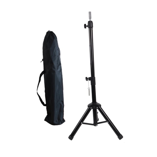 Trípode para soporte de peluca Perfecl antideslizante para cabeza de bloque de lona resistente profesional