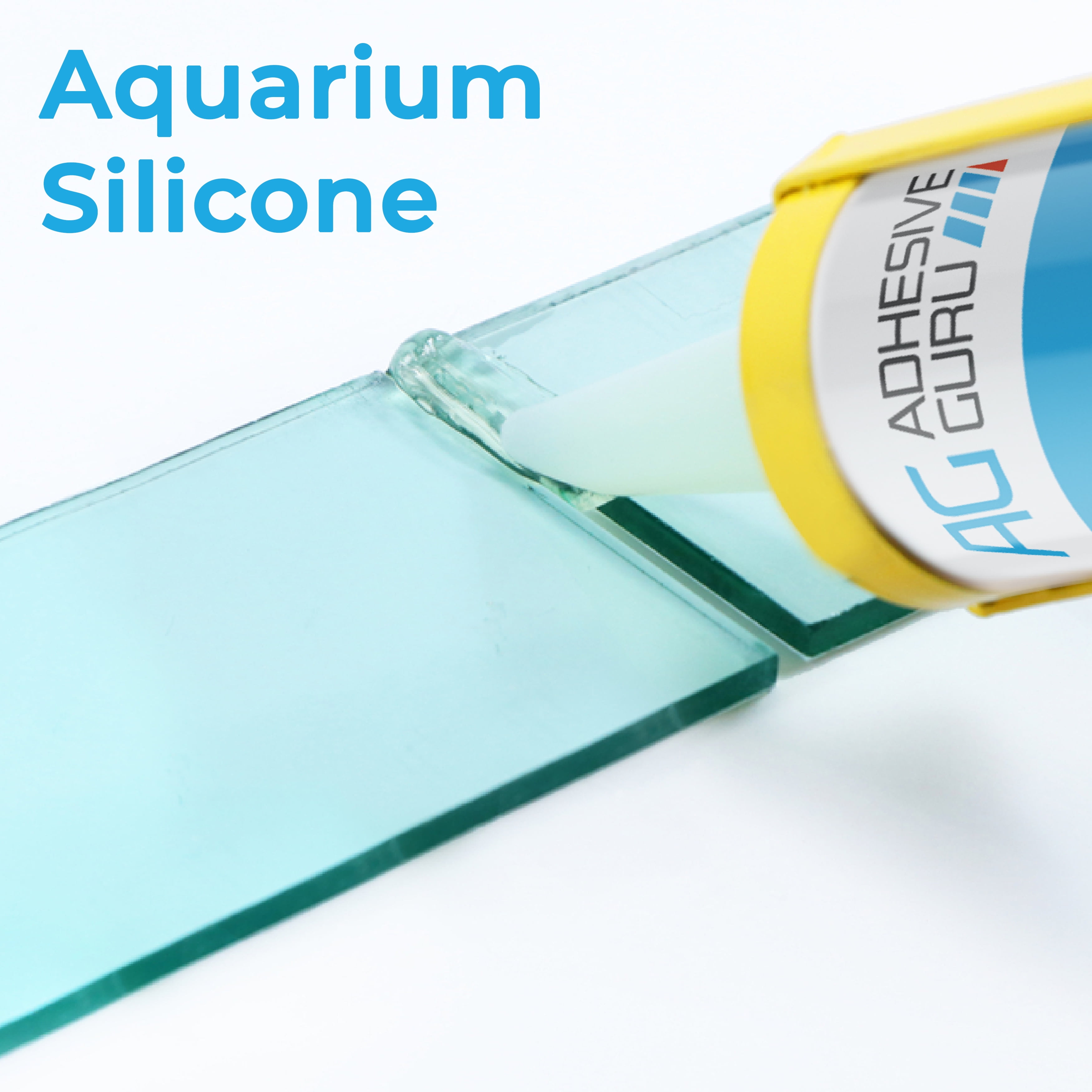 Silicone d'aquarium transparent 3 x 300 ml colle aquarium / eau de mer  silicone