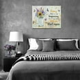 thumbnail image 5 of Sunflower Bathroom Decor Wall Art Rustic Country Sunflower Hummingbirds Canvas Prints Inspirational Quotes Pictures Wall Decor Modern Artwork Home Decor for Living Room Bedroom Bathroom 16"x12", 5 of 6