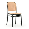 thumbnail image 2 of Set of 2 Benedetta Blue Linen Upholstered Dining Chair with Black Iron Legs, 2 of 8