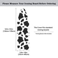 thumbnail image 5 of HELLHERO Cow Ironing Board Cover and Pad Standard Size Iron Board Dustproof Covers Ironing Pad Sleeve Table Top Iron Board Cover with Elastic Edge Home Decor for Women, 5 of 5