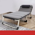 thumbnail image 1 of Folding Bed Single Person Folding Bed Camping Folding Bed Folding Reclining Lounger Camping Bedchair Folding Bed Single Person Folding Reclining Lounger For Camping Office Lunch, 1 of 8