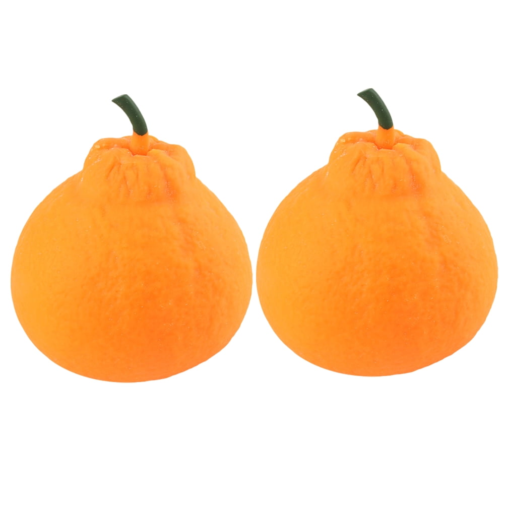 Promotional Orange Fruit Stress Balls Relievers