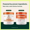 thumbnail image 4 of The Genius Brand Genius Consciousness - All-in-One Brain Health Supplement for Clarity - Supports Concentration, Creative Thinking, Energy & Memory - Powered by Nootropics - 15 Servings - Snow Cone, 4 of 10