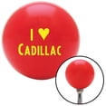 thumbnail image 1 of American Shifter  Yellow I Love Cadillac Red Shift Knob with M16 x 1.5 Insert Shifter Auto Manual Brody, 1 of 1