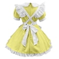 thumbnail image 5 of FASHOFT Women's Cute Maid Halloween Costumes Cosplay Outfit Japanese Anime Theme Party Stage Performance Fancy Dress Up Halloween Costume XXL, 5 of 5