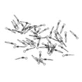 thumbnail image 2 of 50 piezas giratorias conector de línea herramientas de dispositivo de de sublínea 8 shamjiam Swivels de pesca, 2 of 5