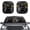 Black Cat, variant on Binienty Butterfly Sunshade Visor 2 PCS Car Windshield Sun Shade Easy Installation Foldable Automotive Interior Accessories for Sun Protection Sun Shade for UV Protection