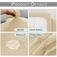 thumbnail image 3 of DONGPAI Stretch Couch Cushion Cover Waterproof Extra Large Sofa Cushion Cover Sofa Seat Slipcover Furniture Protector for Living room, 1 Piece, Beige, 3 of 9