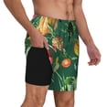 thumbnail image 3 of Haiem Vegan Men'S Quick-Dry Swim Trunks: Comfortable Beach Shorts With Mesh Lining And Pockets - Ideal For Swimming And Sunbathing Medium, 3 of 9