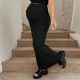 thumbnail image 6 of Oplxuo Stretch Maternity Maxi Skirt for Pregnant Women Over The Belly High Waisted Mermaid Going Out Lounge Skirts, 6 of 6