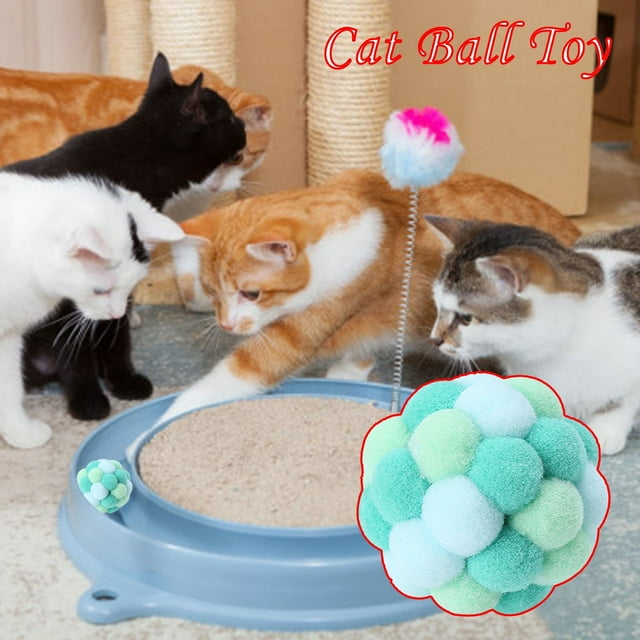 DPTALR Jouet Amusant Balle Extensible Jouets Chats Colorés Jouet Interactif