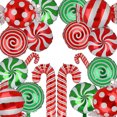 thumbnail image 4 of Globos de aluminio con forma de bastón de caramelo para Navidad, globos de caramelos rojos y verdes para Navidad, caja de regalo para Navidad, globos para fiesta de cumpleaños, decoración del hogar, 4 of 5