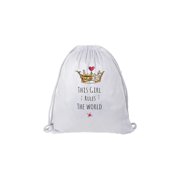 Craft Express Sublimation Printing Drawstring Backpacks - Glitter, Pkg of 2
