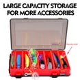 thumbnail image 4 of Double Layer Lure Storage Box - Portable Fishing Tackle Organizer, Minnow Pencil Lure Plastic Case (Only Box Not Included Others), 4 of 9