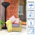 thumbnail image 4 of Cubierta para calentador de patio, cubierta impermeable para sombrilla Oxford 210d, lona protectora para calentador de terraza de gas al aire libre, antipolvo/viento - 180x52 cm, 4 of 5