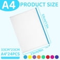 thumbnail image 2 of 24pcs Mesh Zipper Pouch File Bags Puzzle Storage Bags, A4 13x9 Inches Large Reusable Zipper Pouches for Organizing Classroom Board Game Organization, 2 of 7