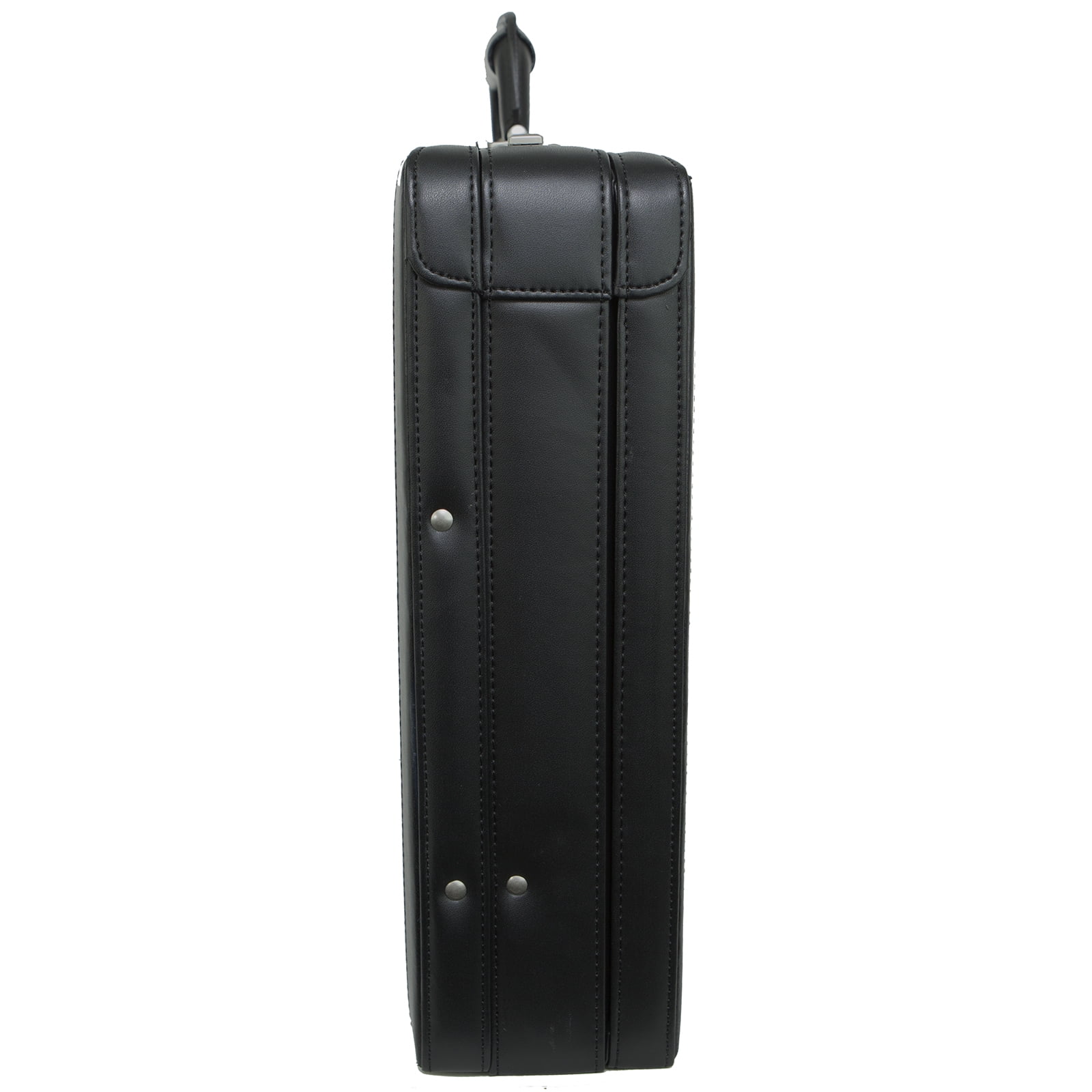 Alpine Swiss Expandable Leather Attache Briefcase Combination Locks Hard Case Walmart